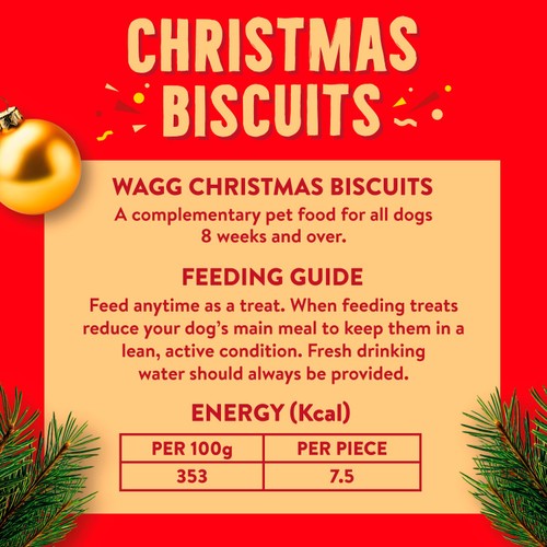 Wagg Christmas Biscuits Box