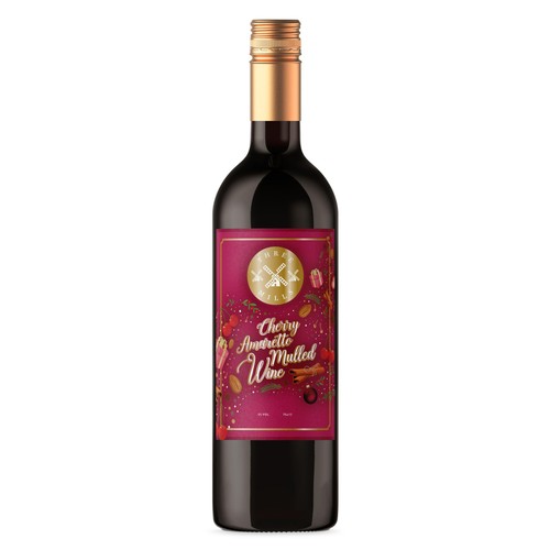 Three Mills Cherry Amaretto Mulled Wine Ocado