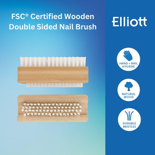 Naturals Double-Sided Wooden Brush