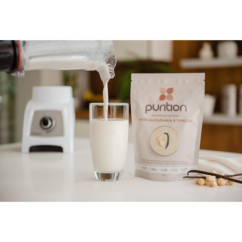 Purition Macadamia & Vanilla Wholefood Nutrition Powder 