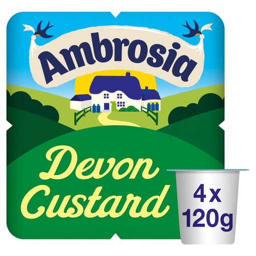 Ambrosia Devon Custard Dessert Snack Pots