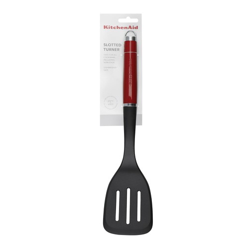 KitchenAid Non-Stick Slotted Turner, Red