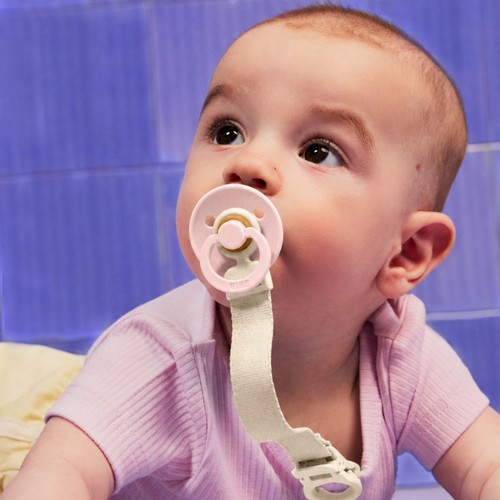 BIBS Pacifier Clip Loop Ivory