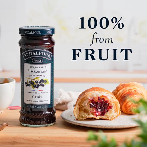 St Dalfour Blackcurrant Fruit Spread