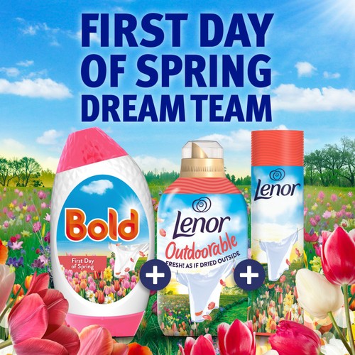 Bold 2In1 Washing Liquid Gel Pink Blossom 40 Washes