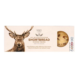 Scottish All Butter Toffee Shortbread Thins