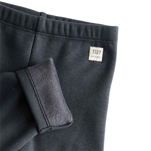 M&S Tommy Fleece Lined Legging, 18-24 M, Charcoal