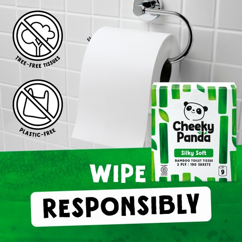 Cheeky Panda Silky Soft Bamboo Toilet Paper