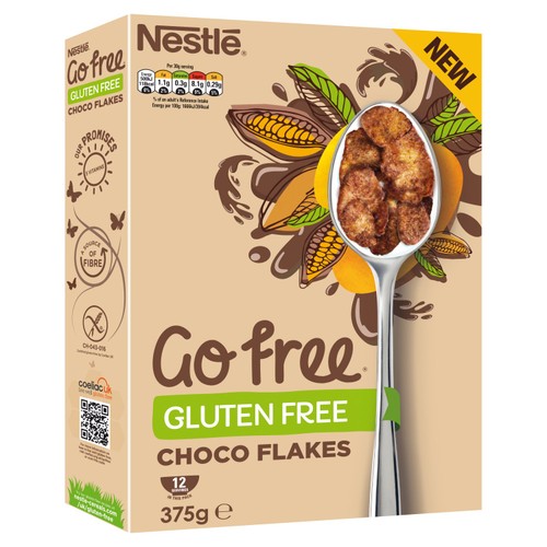 Go Free Gluten Free Chocolate Cornflakes Breakfast Cereal