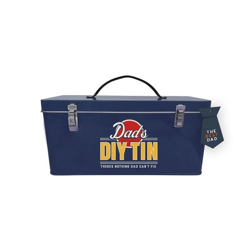 Best Dad Dad's DIY Tools Tin, Navy