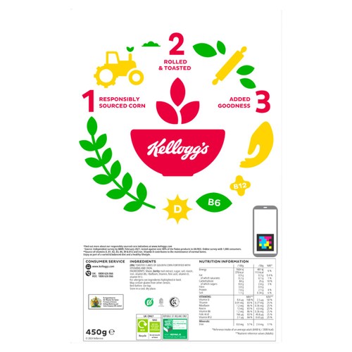 Kellogg's Corn Flakes Breakfast Cereal