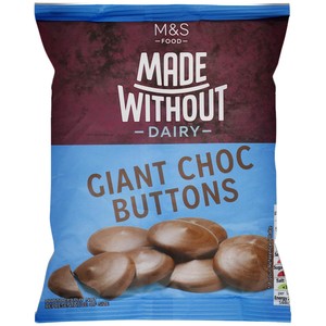 Made Without Dairy Giant Choc Buttons
