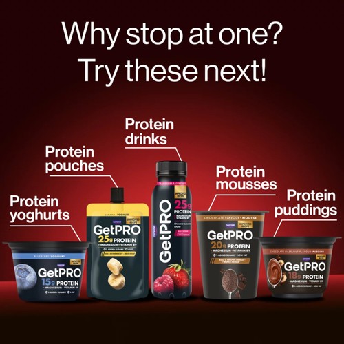 GetPro 25g High Protein Forest Fruits Yoghurt Pouch