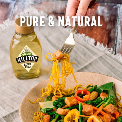 Hilltop Honey Organic Acacia Squeezy