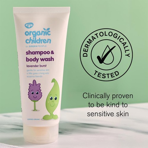 Organic Children Shampoo & Body Wash Lavender Burst 