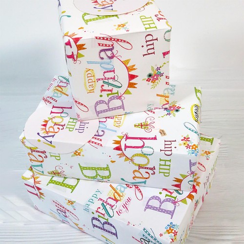 Happy Birthday Gift Wrap Sheets & Tags