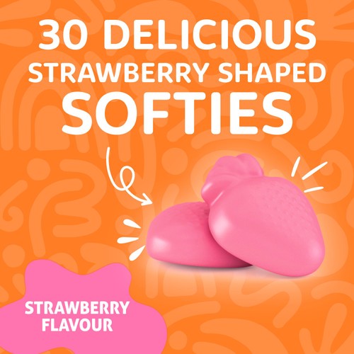 Haliborange  Kid's Softies Calcium & Vitamin D Strawberry Gummies 3-12yrs 
