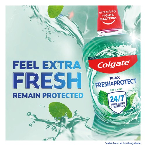 Colgate Plax Soft Mint Mouthwash Alcohol Free 
