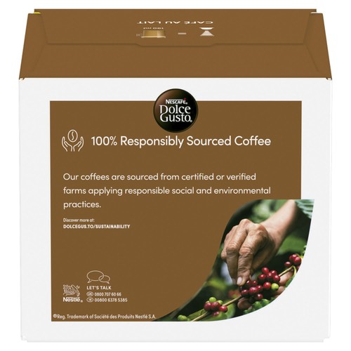Nescafe Dolce Gusto Cafe Au Lait Capsules