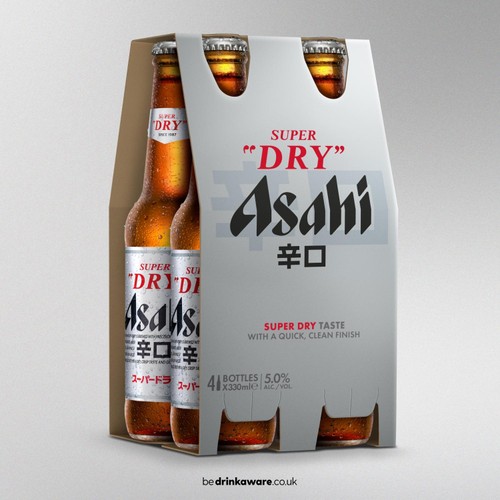 Asahi Super Dry Beer Lager Bottles