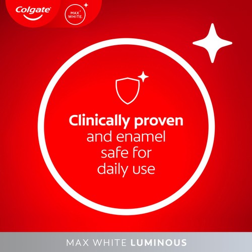 Colgate Max White Luminous Teeth Whitening Toothpaste