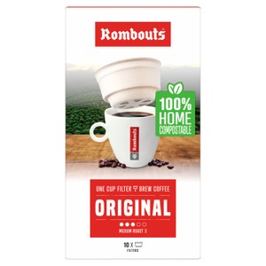 Rombouts Italian Style Compostable One Cup Filter Coffee
