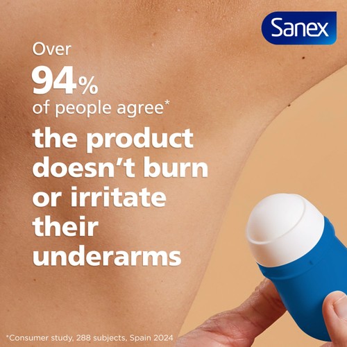 Sanex Derma Care+ Extra Control 72-Hour Antiperspirant Roll-On Deodorant