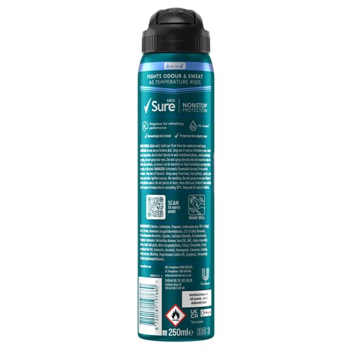 Sure Men 72hr Nonstop Protection Invisible Ice Antiperspirant Deodorant