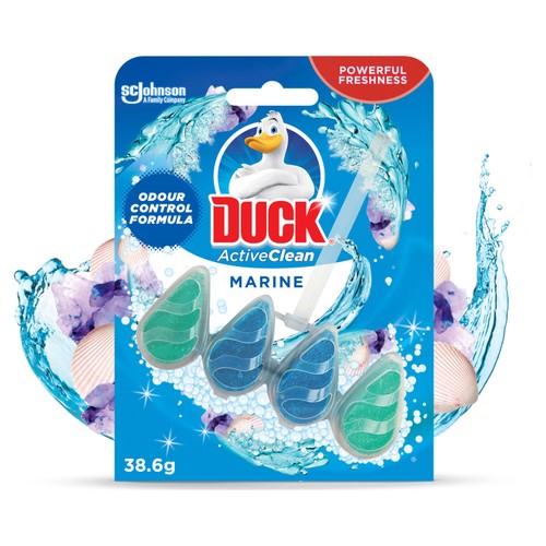 Duck Active Clean Toilet Rim Block Marine