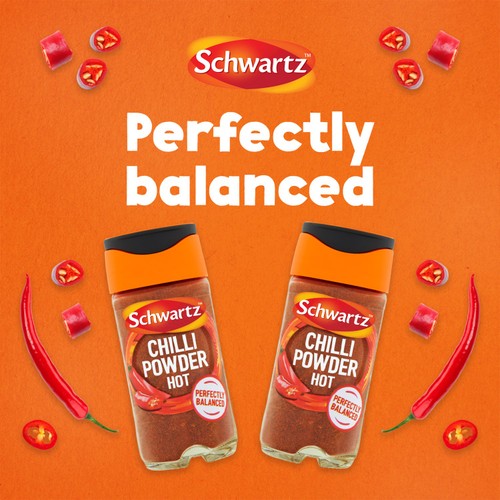 Schwartz Hot Chilli Powder Jar
