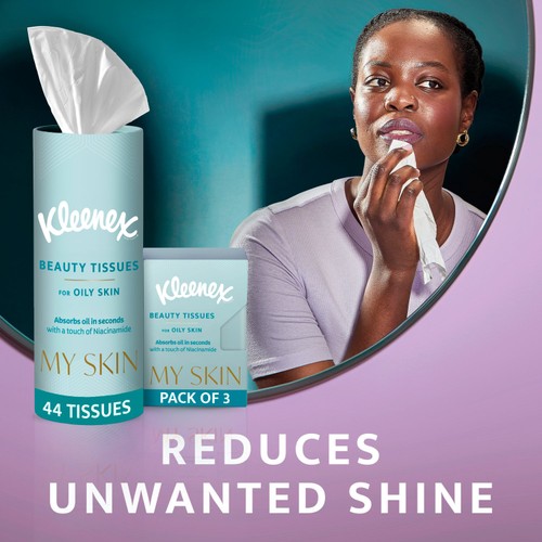 Kleenex MySkin Beauty Facial Tissues - Oily skin