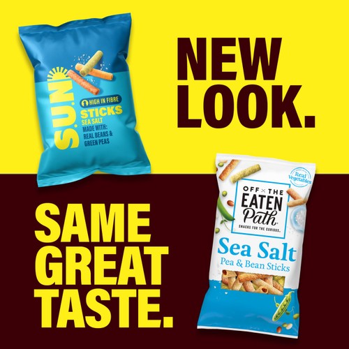 SUN Sea Salt Sticks Sharing Bag Crisps