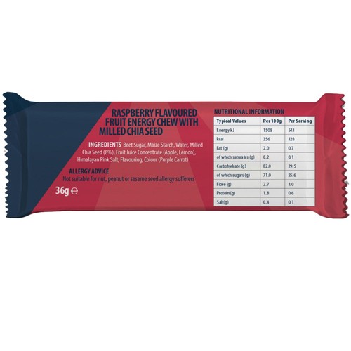 Chia Charge Chia Chews Raspberry