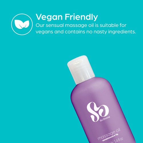 So Divine Massage Oil with Sandlewood and Fig Vegan Friendly