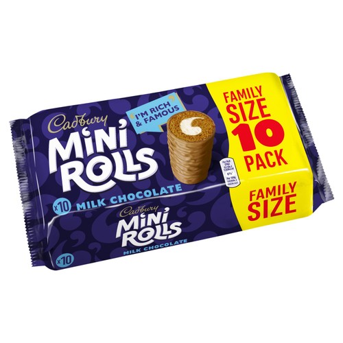 Cadbury Milk Chocolate Mini Rolls Cakes