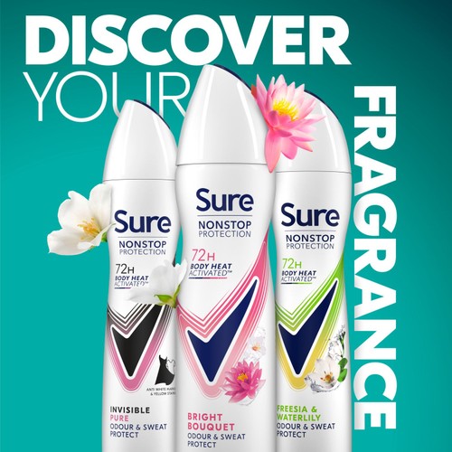 Sure Women Bright Bouquet 72hr Nonstop Protection  Antiperspirant Deodorant