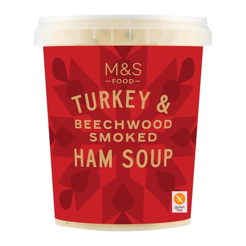 M&S Turkey & Beechwood Smoked Ham Soup
