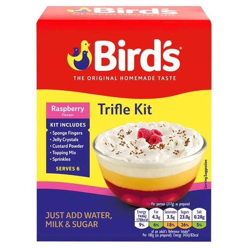Bird's Ready To Make Raspberry Trifle Dessert Kit
