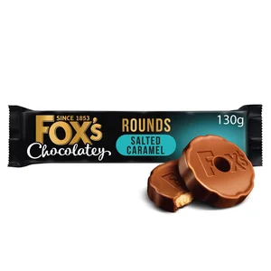 Fox's Chocolatey Biscuits Salted Caramel Rounds