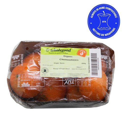 Wholegood Organic Clementines