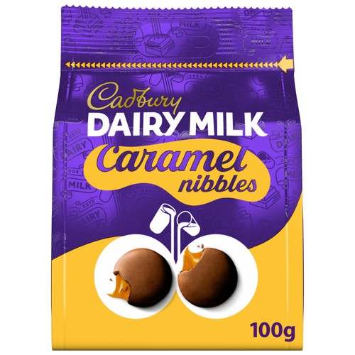 Cadbury Dairy Milk Chocolate Caramel Nibbles Bag