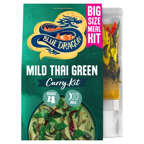 Blue Dragon Mild Thai Green Curry Family Kit