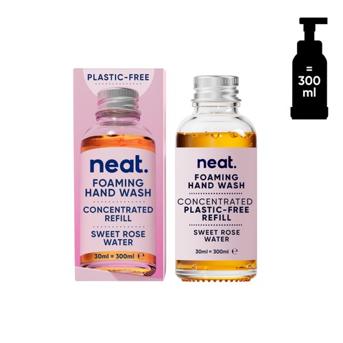 Neat Foaming Hand Wash Concentrated Refill Sweet Rose Water 