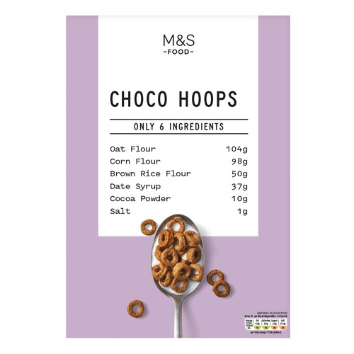 M&S Only 6 Ingredients Choco Hoops
