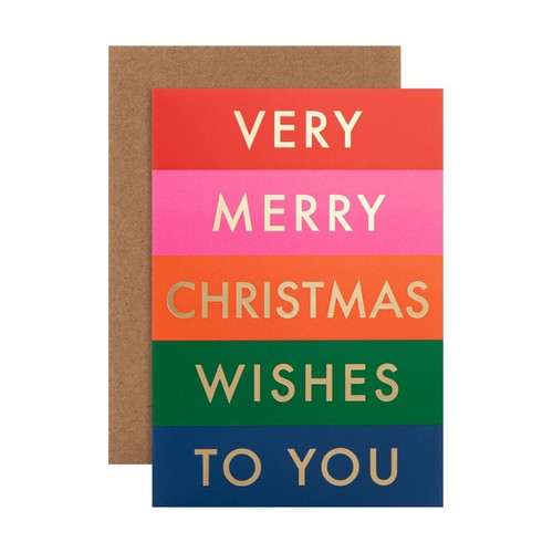 M&S Foil Text Modern Duo Cards Multipack