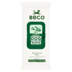 Beco Bamboo Dog Wipes Unscented