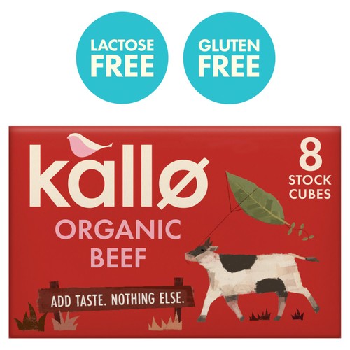 Kallo Organic 8 Beef Stock Cubes