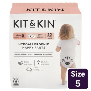 Kit & Kin Hypoallergenic Nappy Pants Size 5 (12-17kg)