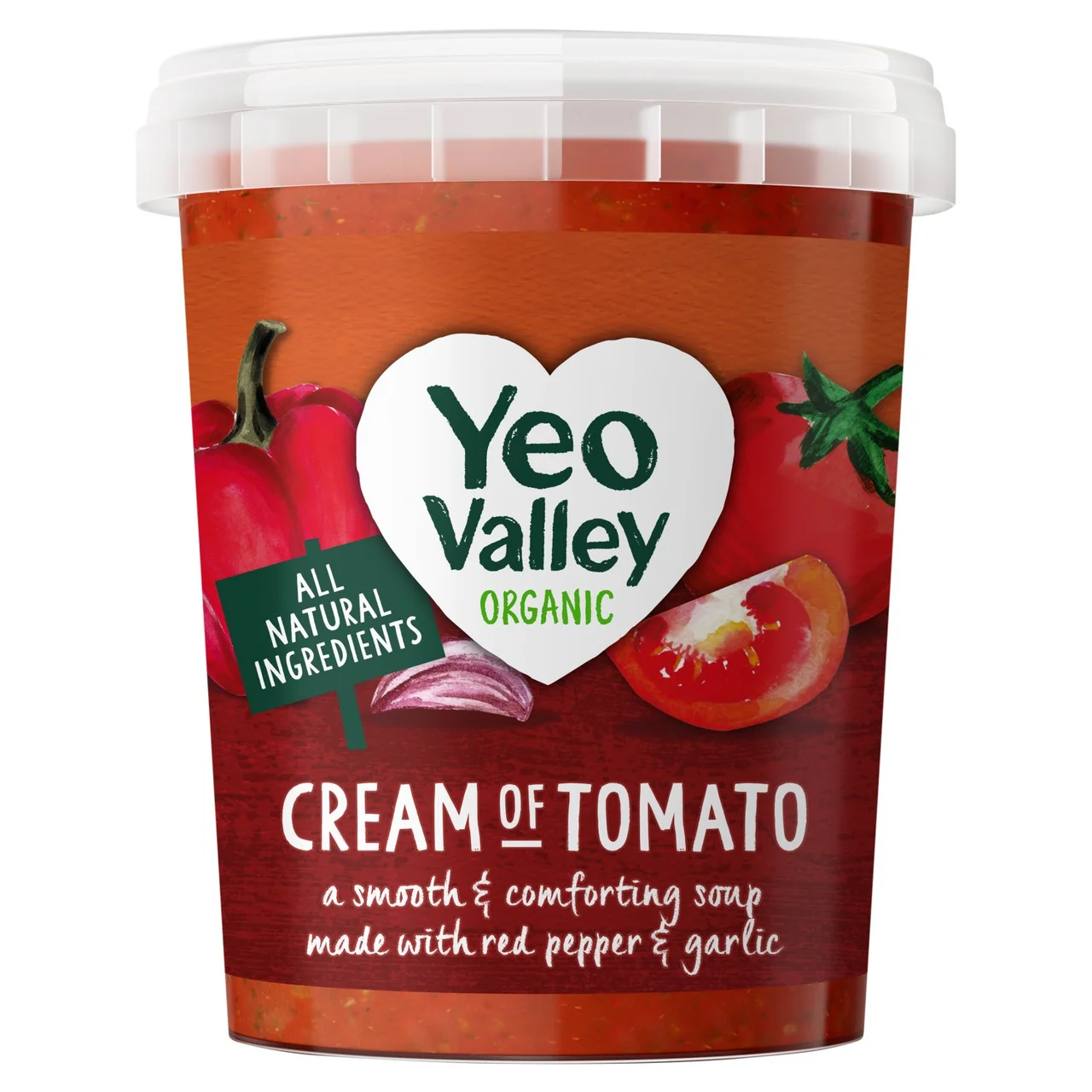 Yeo Valley Organic Cream of Tomato Soup with red pepper and garlic