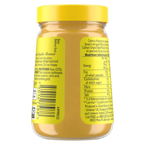 Colman's Original English Mustard 